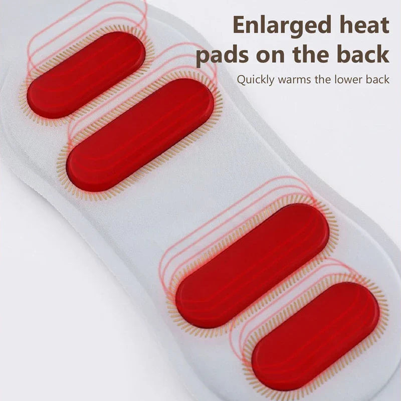 Waist Abdomen Slimming Belt Massager Heat Vibration