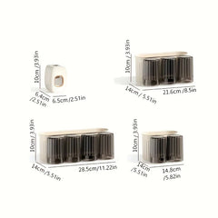 Wall Mount Adhesive Toothbrush Holder Set