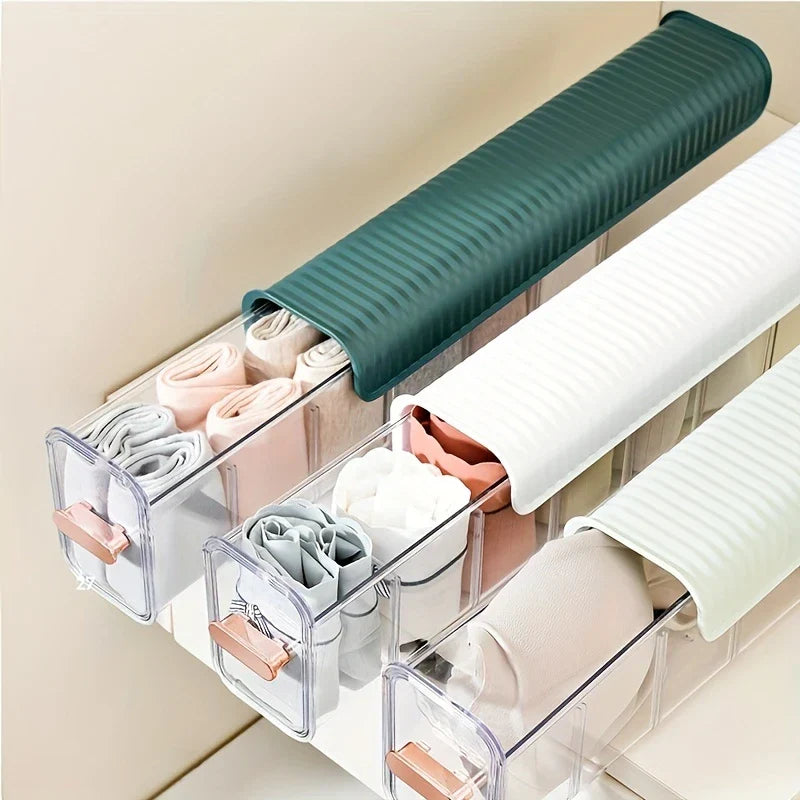 Wall Mount Adhesive Underwear Sock Organizer Box