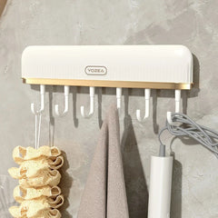 Wall Mount Hook Shelf Organizer