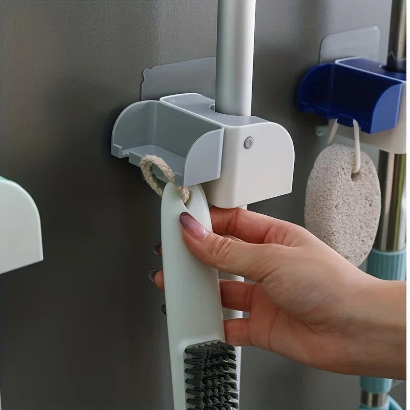 Wall Mount Mop and Broom Holder