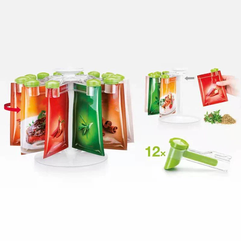 Wall Mount Plastic Grocery Bag Holder Dispenser