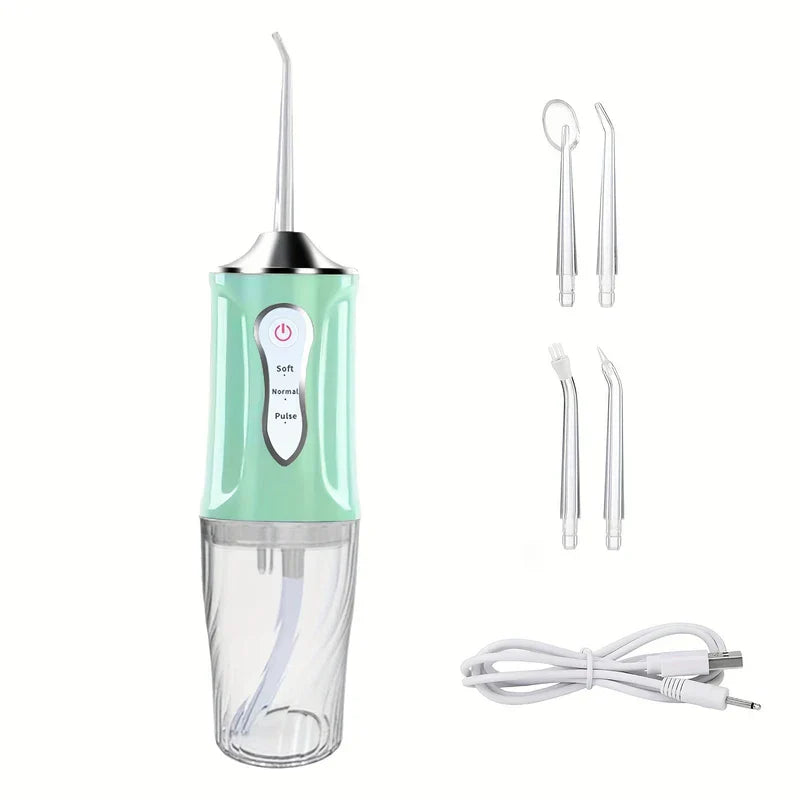 Water Flosser with UV Sanitizer Compartment