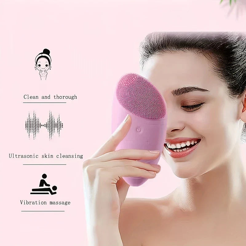 Waterproof Electric Facial Cleansing Spin Brush