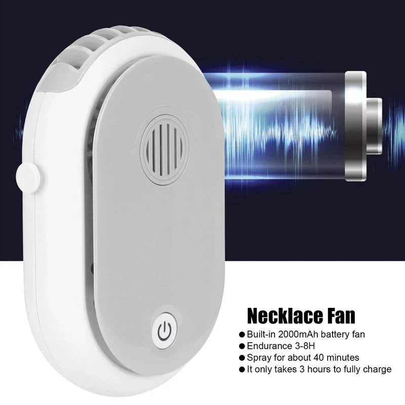 Wearable Bladeless Neck Fan Usb