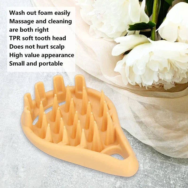 Wet Dry Scalp Massager Shampoo Brush