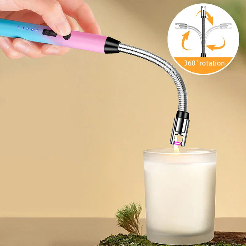 Windproof Flameless Plasma Lighter Device