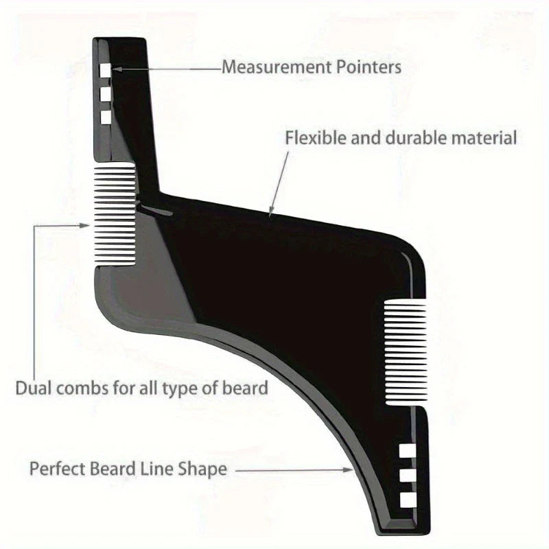 Wooden Beard Comb Mustache Styling Tool