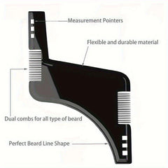 Wooden Beard Comb Mustache Styling Tool