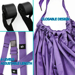 Yoga Stretching Strap with D-Ring