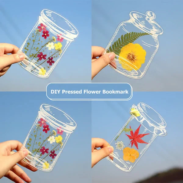 Transparent Dried Flower Bookmarks-DIY Gifts Bookmarks [1 Pack (20 PCS)] New HomeGoods