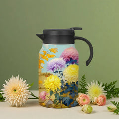 Vintage Floral Pattern Tea Thermos ï¿?Built-In Infuser New HomeGoods