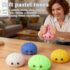 Jouet anti-stress boulettes moelleuses avec bulle sensorielle