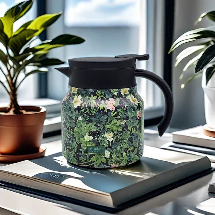 Vintage Floral Pattern Tea Thermos ï¿?Built-In Infuser New HomeGoods