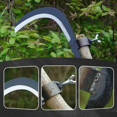 Tête de coupe faucille à herbe