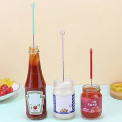 Mini spatule et cuillère télescopiques en silicone