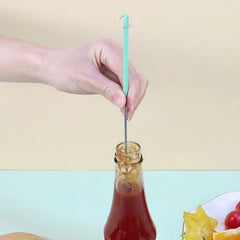Mini spatule et cuillère télescopiques en silicone