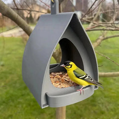 Hängender Vogelhäuschen für den Garten mit Dach