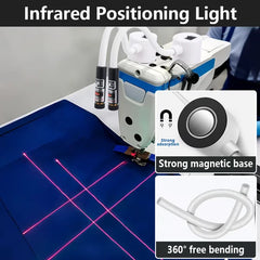 Lampe de quilting à positionnement magnétique pour machine à coudre