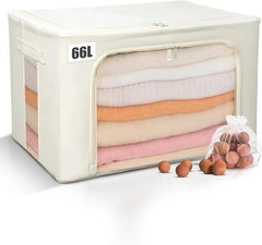 66L Cashmere Storage Bag with Steel Frame & Cedar Protection