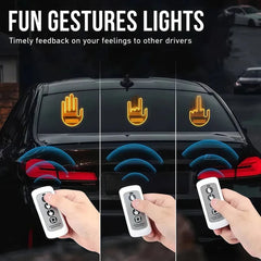 Lumière gestuelle pour voiture