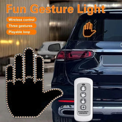 Lumière gestuelle pour voiture