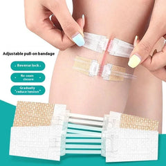 Dispositif de fermeture de plaies d'urgence 2 pièces (tissu non tissé)
