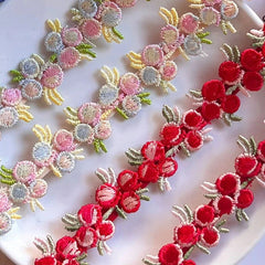 Bretelles de soutien-gorge florales