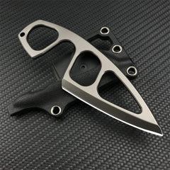 Boker Plus GS226 Miltner Adams MA-2 Fixed Blade Knuckle Knife | 2.5" 440C Titanium Coated Blade
